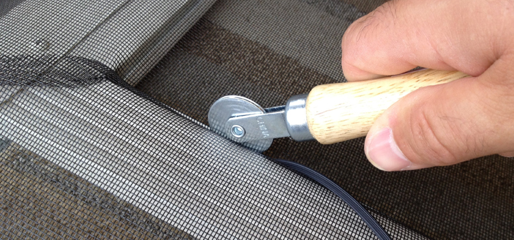 metal screen door repair in Ione
